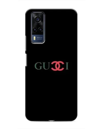 Чехол для Vivo Y51 (2020) с картинкой «Gucci — красный градиент»