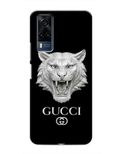 Чехол для Vivo Y51 (2020) с картинкой «Gucci — серебряный лев» Чехол для Vivo Y51 (2020) с картинкой «Gucci — серебряный лев»