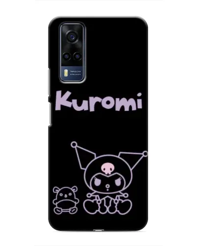 Чехол для Vivo Y51 (2020) с картинкой «Kuromi — черный минимализм» Чехол для Vivo Y51 (2020) с картинкой «Kuromi — черный минимализм»
