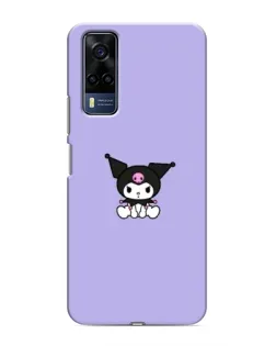 Чохол для Vivo Y51 (2020) з картинкою «Kuromi — фіолетовий мінімалізм»