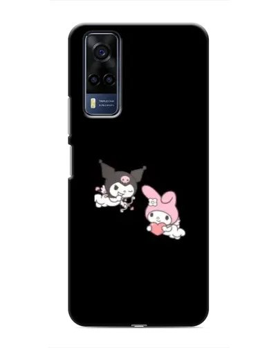Чехол для Vivo Y51 (2020) с картинкой «My Melody и Kuromi» Чехол для Vivo Y51 (2020) с картинкой «My Melody и Kuromi»