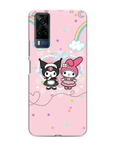 Чехол для Vivo Y51 (2020) с картинкой «My Melody и Kuromi» Чехол для Vivo Y51 (2020) с картинкой «My Melody и Kuromi»