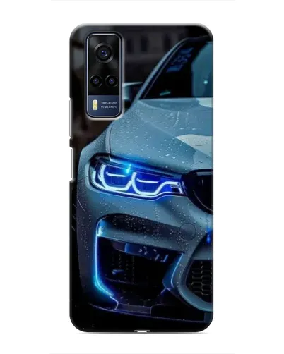Чехол для Vivo Y51 (2020) с картинкой «Взгляд BMW с синими фарами» Чехол для Vivo Y51 (2020) с картинкой «Взгляд BMW с синими фарами»