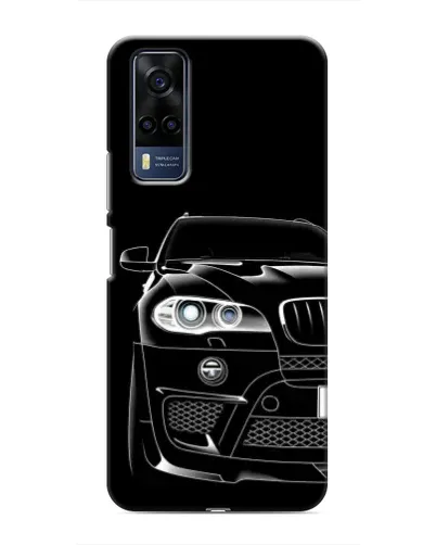 Чехол для Vivo Y51 (2020) с картинкой «Темный силуэт BMW» Чехол для Vivo Y51 (2020) с картинкой «Темный силуэт BMW»