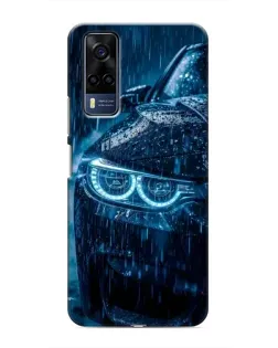 Чехол для Vivo Y51 (2020) с картинкой «BMW под дождем»