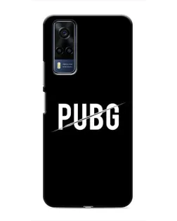 Чохол для Vivo Y51 (2020) з картинкою «PUBG — білий логотип»
