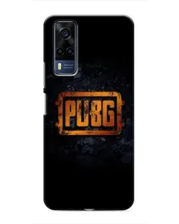 Чохол для Vivo Y51 (2020) з картинкою «PUBG — золотий логотип»