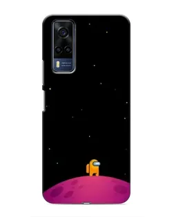 Чехол для Vivo Y51 (2020) с картинкой «Одинокий герой на планете»