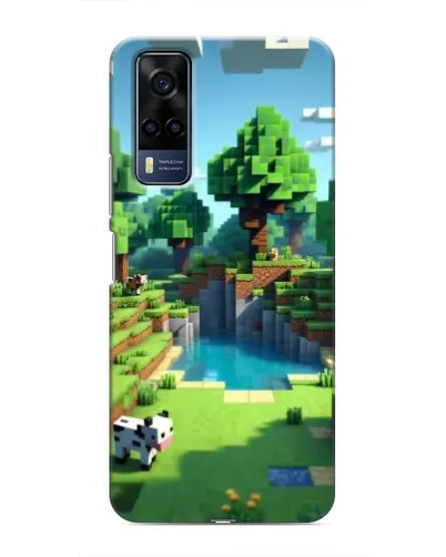 Чехол для Vivo Y51 (2020) с картинкой «Minecraft летний день» Чехол для Vivo Y51 (2020) с картинкой «Minecraft летний день»
