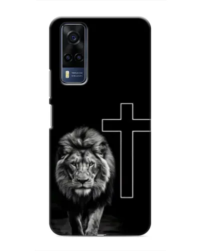 Чехол для Vivo Y51 (2020) с картинкой «Лев и Крест» Чехол для Vivo Y51 (2020) с картинкой «Лев и Крест»