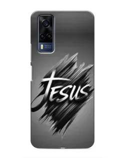 Чехол для Vivo Y51 (2020) с картинкой «Надпись Jesus Graffiti»