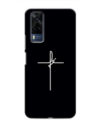 Чехол для Vivo Y51 (2020) с картинкой «Тонкий крест» Чехол для Vivo Y51 (2020) с картинкой «Тонкий крест»