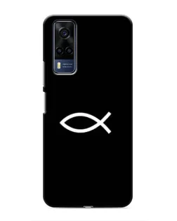 Чехол для Vivo Y51 (2020) с картинкой «Символ рыбы Jesus» Чехол для Vivo Y51 (2020) с картинкой «Символ рыбы Jesus»