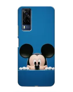 Чехол для Vivo Y51 (2020) с картинкой «Микки выглядывает»