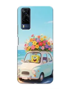 Чехол для Vivo Y51 (2020) с картинкой «Автомобильное путешествие»