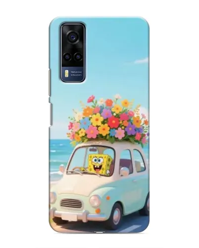 Чехол для Vivo Y51 (2020) с картинкой «Автомобильное путешествие»