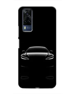 Чохол для Vivo Y51 (2020) з картинкою «Силует Tesla Night»
