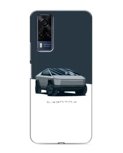 Чехол для Vivo Y51 (2020) с картинкой «Серебристый Cybertruck Tesla» Чехол для Vivo Y51 (2020) с картинкой «Серебристый Cybertruck Tesla»