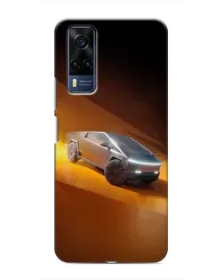 Чехол для Vivo Y51 (2020) с картинкой «Cybertruck в пустыне» Чехол для Vivo Y51 (2020) с картинкой «Cybertruck в пустыне»