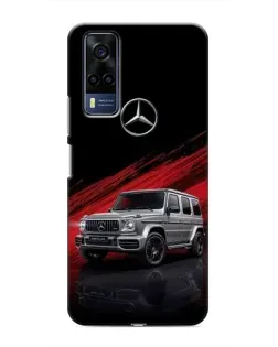 Чехол для Vivo Y51 (2020) с картинкой «Mercedes G-Class красный»