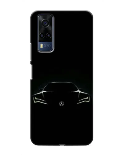 Чехол для Vivo Y51 (2020) с картинкой «Mercedes — силуэт авто» Чехол для Vivo Y51 (2020) с картинкой «Mercedes — силуэт авто»
