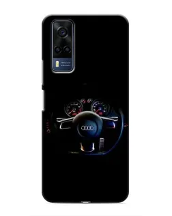 Чохол для Vivo Y51 (2020) з картинкою «Салон Audi — кермо»