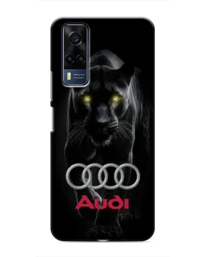 Чехол для Vivo Y51 (2020) с картинкой «Пантера и Audi»