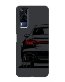 Чехол для Vivo Y51 (2020) с картинкой «Задняя часть Audi — арт»