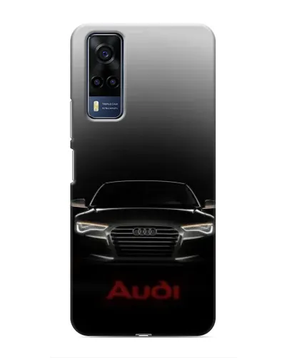 Чехол для Vivo Y51 (2020) с картинкой «Audi — градиентный контур»