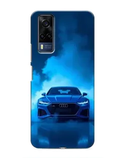 Чехол для Vivo Y51 (2020) с картинкой «Audi — голубая энергия»