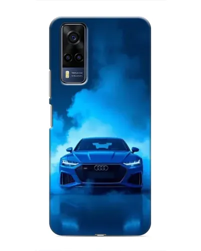 Чехол для Vivo Y51 (2020) с картинкой «Audi — голубая энергия»