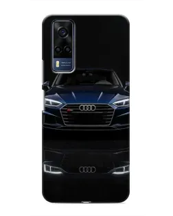Чехол для Vivo Y51 (2020) с картинкой «Audi — ночное отражение»