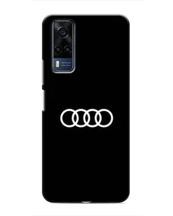 Чехол для Vivo Y51 (2020) с картинкой «Audi White Logo»