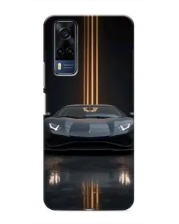 Чохол для Vivo Y51 (2020) з картинкою «Lamborghini золоті лінії»