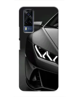 Чехол для Vivo Y51 (2020) с картинкой «Lamborghini фары детализация»