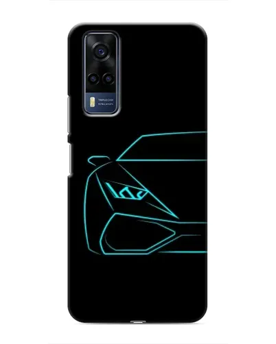 Чехол для Vivo Y51 (2020) с картинкой «Голубой силуэт Lamborghini» Чехол для Vivo Y51 (2020) с картинкой «Голубой силуэт Lamborghini»