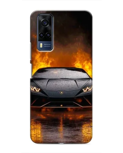Чехол для Vivo Y51 (2020) с картинкой «Lamborghini в огне» Чехол для Vivo Y51 (2020) с картинкой «Lamborghini в огне»