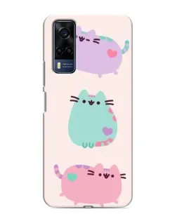 Чохол для Vivo Y51 (2020) з картинкою «Pusheen тріо» Чохол для Vivo Y51 (2020) з картинкою «Pusheen тріо»