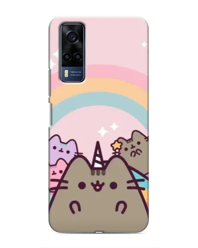 Чехол для Vivo Y51 (2020) с картинкой «Единорог Pusheen»