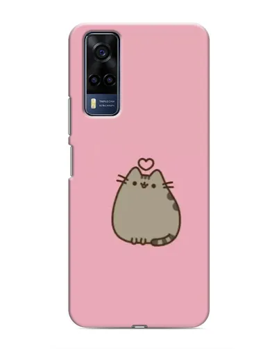 Чехол для Vivo Y51 (2020) с картинкой «Pusheen сердце»