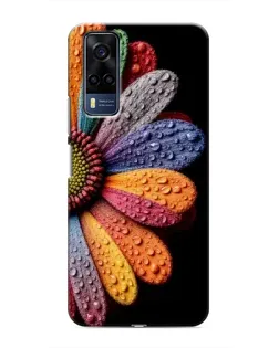 Чехол для Vivo Y51 (2020) с картинкой «Радужный цветок» Чехол для Vivo Y51 (2020) с картинкой «Радужный цветок»