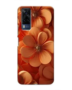 Чехол для Vivo Y51 (2020) с картинкой «Оранжевый макро цветок» Чехол для Vivo Y51 (2020) с картинкой «Оранжевый макро цветок»