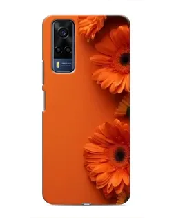 Чехол для Vivo Y51 (2020) с картинкой «Оранжевые герберы» Чехол для Vivo Y51 (2020) с картинкой «Оранжевые герберы»