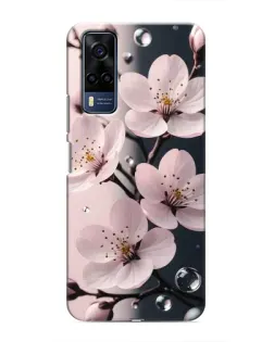 Чехол для Vivo Y51 (2020) с картинкой «Нежная сакура и капли» Чехол для Vivo Y51 (2020) с картинкой «Нежная сакура и капли»
