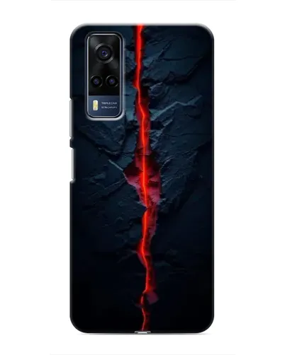 Чехол для Vivo Y51 (2020) с картинкой «Kрасная лавовая трещина» Чехол для Vivo Y51 (2020) с картинкой «Kрасная лавовая трещина»