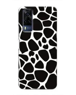 Чехол для Vivo Y51 (2020) с картинкой «Черно-белый жираф»
