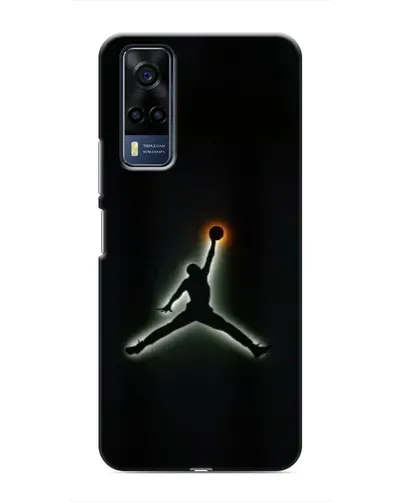 Чехол для Vivo Y53S с картинкой «Jordan Gradient Logo»