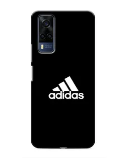 Чехол для Vivo Y53S с картинкой «Черная классика Adidas»