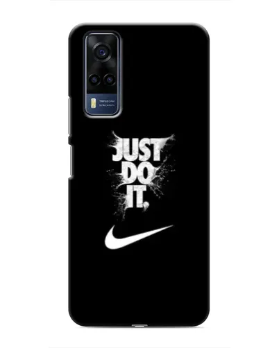 Чехол для Vivo Y53S с картинкой «Текстовый принт Nike»