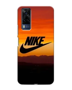 Чехол для Vivo Y53S с картинкой «Nike — вечерний горизонт»